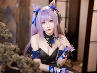 [Cosplay] Komaki Xiaojuan 大大卷卷小卷 - Genshin Impact Keqing Skin 原神刻晴皮肤