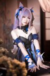 [Cosplay] Komaki Xiaojuan 大大卷卷小卷 - Genshin Impact Keqing Skin 原神刻晴皮肤