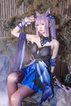 [Cosplay] Komaki Xiaojuan 大大卷卷小卷 - Genshin Impact Keqing Skin 原神刻晴皮肤