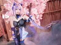 [Cosplay] Komaki Xiaojuan 大大卷卷小卷 - Genshin Impact Keqing Skin 原神刻晴皮肤