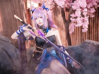 [Cosplay] Komaki Xiaojuan 大大卷卷小卷 - Genshin Impact Keqing Skin 原神刻晴皮肤