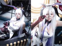 [Cosplay] Shazhufan 傻猪凡 - Silver Feather 银羽