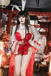 [Cosplay] Natsuko夏夏子 - 碧蓝航线 大山巫女兔 [70P-414MB]