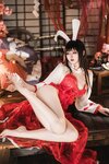 [Cosplay] Natsuko夏夏子 - 碧蓝航线 大山巫女兔 [70P-414MB]