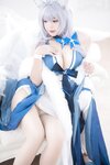[Cosplay] Niyeye 白烨烨 - Shinano Pajama Seduction 信浓睡衣诱惑