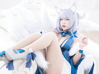 [Cosplay] Niyeye 白烨烨 - Shinano Pajama Seduction 信浓睡衣诱惑