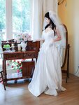 [XR Uncensored] 朱朱molly - R18 秀人网模特 新人首秀 洁白婚纱