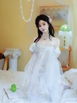 [XR Uncensored] 朱朱molly - R18 秀人网模特 新人首秀 洁白婚纱