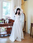 [XR Uncensored] 朱朱molly - R18 秀人网模特 新人首秀 洁白婚纱