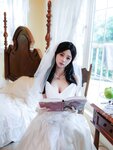 [XR Uncensored] 朱朱molly - R18 秀人网模特 新人首秀 洁白婚纱