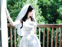 [XR Uncensored] 朱朱molly - R18 秀人网模特 新人首秀 洁白婚纱