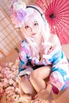 [Cosplay] Mizhi Mao Qiu 蜜汁猫裘 - Sonico Kimono 索尼子和服