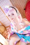 [Cosplay] Mizhi Mao Qiu 蜜汁猫裘 - Sonico Kimono 索尼子和服
