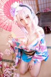 [Cosplay] Mizhi Mao Qiu 蜜汁猫裘 - Sonico Kimono 索尼子和服