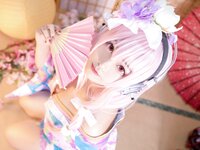 [Cosplay] Mizhi Mao Qiu 蜜汁猫裘 - Sonico Kimono 索尼子和服