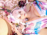 [Cosplay] Mizhi Mao Qiu 蜜汁猫裘 - Sonico Kimono 索尼子和服