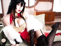 [Cosplay] Niyeye 白烨烨 - Taihou Qipao New Year Limited 大凤旗袍新年限定
