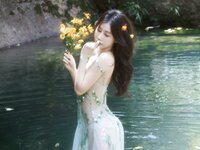 [XR Uncensored] Yin Tian Tian (尹甜甜) - R18 秀人网模特 溪水边