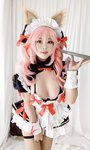 [Cosplay] Niyeye 白烨烨 - Tamamo-no-Mae Doujin Maid 玉藻前同人女仆
