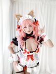 [Cosplay] Niyeye 白烨烨 - Tamamo-no-Mae Doujin Maid 玉藻前同人女仆