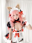 [Cosplay] Niyeye 白烨烨 - Tamamo-no-Mae Doujin Maid 玉藻前同人女仆