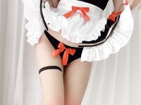 [Cosplay] Niyeye 白烨烨 - Tamamo-no-Mae Doujin Maid 玉藻前同人女仆
