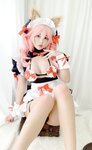 [Cosplay] Niyeye 白烨烨 - Tamamo-no-Mae Doujin Maid 玉藻前同人女仆