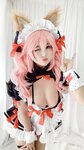[Cosplay] Niyeye 白烨烨 - Tamamo-no-Mae Doujin Maid 玉藻前同人女仆