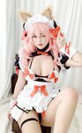 [Cosplay] Niyeye 白烨烨 - Tamamo-no-Mae Doujin Maid 玉藻前同人女仆