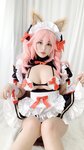 [Cosplay] Niyeye 白烨烨 - Tamamo-no-Mae Doujin Maid 玉藻前同人女仆