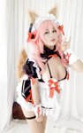 [Cosplay] Niyeye 白烨烨 - Tamamo-no-Mae Doujin Maid 玉藻前同人女仆