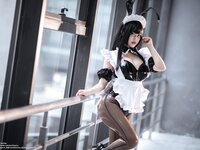 [Cosplay] Niyeye 白烨烨 - Tamamo-no-Mae Doujin Maid 玉藻前同人女仆
