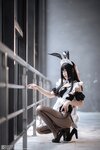 [Cosplay] Niyeye 白烨烨 - Tamamo-no-Mae Doujin Maid 玉藻前同人女仆