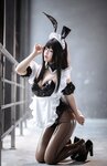 [Cosplay] Niyeye 白烨烨 - Tamamo-no-Mae Doujin Maid 玉藻前同人女仆