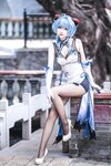 [Cosplay] Komaki Xiaojuan 大大卷卷小卷 - Genshin Impact Ganyu Qipao 原神甘雨 旗袍