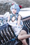 [Cosplay] Komaki Xiaojuan 大大卷卷小卷 - Genshin Impact Ganyu Qipao 原神甘雨 旗袍