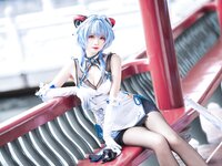 [Cosplay] Komaki Xiaojuan 大大卷卷小卷 - Genshin Impact Ganyu Qipao 原神甘雨 旗袍