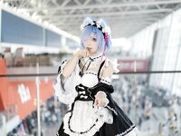 [Cosplay] 花柒hana 萤火虫动漫嘉年华 猫猫蕾姆