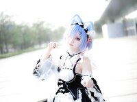 [Cosplay] 花柒hana 萤火虫动漫嘉年华 猫猫蕾姆