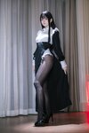 [Cosplay] 屿鱼 - 黑丝修女 [40P-82MB]