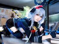 [Cosplay] 九柒喵 - 蔚蓝档案 天雨亚子 [46P-250MB]