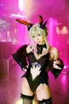 [Cosplay] [KURUPIKA] Reku Momoiro 桃色れく - Lancer Alter Bunny Girl Photobook FGO❤槍オルタバニーガール写真集