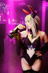 [Cosplay] [KURUPIKA] Reku Momoiro 桃色れく - Lancer Alter Bunny Girl Photobook FGO❤槍オルタバニーガール写真集