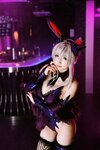 [Cosplay] [KURUPIKA] Reku Momoiro 桃色れく - Lancer Alter Bunny Girl Photobook FGO❤槍オルタバニーガール写真集