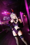 [Cosplay] [KURUPIKA] Reku Momoiro 桃色れく - Lancer Alter Bunny Girl Photobook FGO❤槍オルタバニーガール写真集