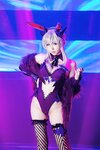 [Cosplay] [KURUPIKA] Reku Momoiro 桃色れく - Lancer Alter Bunny Girl Photobook FGO❤槍オルタバニーガール写真集