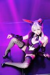 [Cosplay] [KURUPIKA] Reku Momoiro 桃色れく - Lancer Alter Bunny Girl Photobook FGO❤槍オルタバニーガール写真集