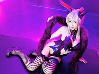 [Cosplay] [KURUPIKA] Reku Momoiro 桃色れく - Lancer Alter Bunny Girl Photobook FGO❤槍オルタバニーガール写真集