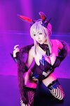 [Cosplay] [KURUPIKA] Reku Momoiro 桃色れく - Lancer Alter Bunny Girl Photobook FGO❤槍オルタバニーガール写真集