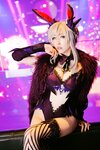 [Cosplay] [KURUPIKA] Reku Momoiro 桃色れく - Lancer Alter Bunny Girl Photobook FGO❤槍オルタバニーガール写真集